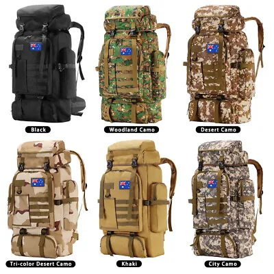 Large Military Tactical Backpack Rucksack Men Outdoor Travel Hiking Camping Bag • $43.99
