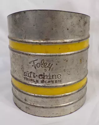 Vintage Foley Sift-Chine Flour Sifter Triple Screen Sift • $8