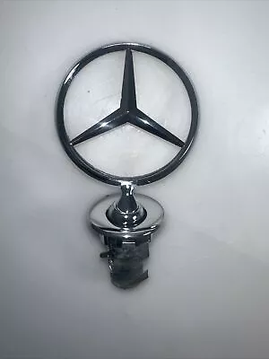 Front Hood Ornament Mounted Star Logo Badge Emblem For Mercedes-Benz C E S W124 • $25.99