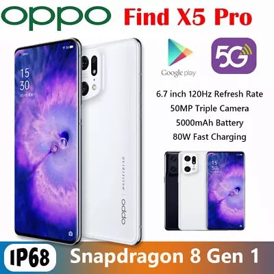 OPPO Find X5 Pro 5G 12GB+256GB Snapdragon 8 Gen 1 NFC 5000mAh 80W SeperVOOC 50MP • $1348.48