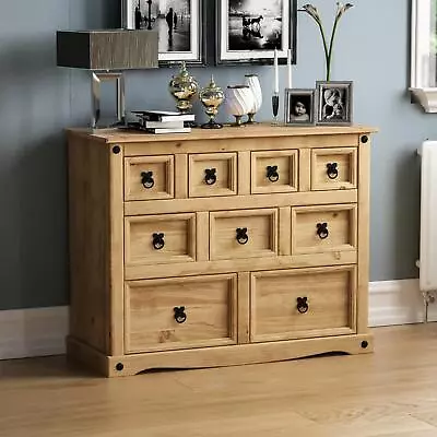 Corona Panama Chest Of Drawers Bedside Bedroom Mexican Solid Pine Furniture • £119.99