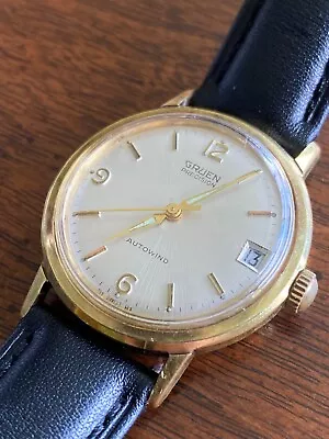 Vintage GRUEN Men's Automatic Watch Cal.N 710 CA 17Jewels Swiss 1960s • $130