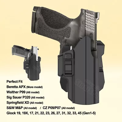 IPSC Holster For Sig Sauer P320 SP2022 P220 P226 P228 P229 Walther P99 AS P99c • $23.99