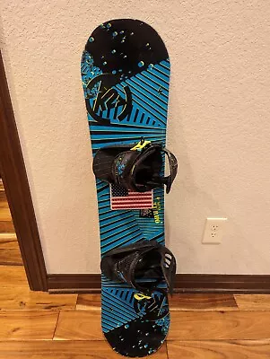 Youth K2 Mini Turbo 110cm Snowboard W/ K2 Mini Turbo Small Bindings • $124.97