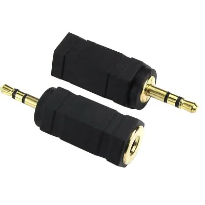 3.5mm To 2.5mm Jack Headphone Adapter Stereo Socket Jack Plug Audio Converter • £3.99
