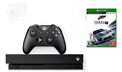 Microsoft Xbox One X 1TB (SSD Upgrade) W/+ Forza Motorsport 7 Games Bundle • $249.99