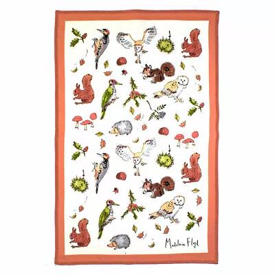 Tea Towel Woodland Madeleine Floyd Cotton Tea Towel From Ulster Weavers • £6.59