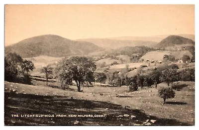 Old Landcape The Litchfield Hills From New Milford CT Postcard • $4.49