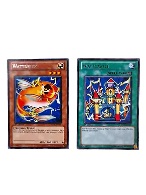 Wattberyx STOR-EN031 & Watt Castle STBL-EN050 2x 1st Edition LP YuGiOh Cards • £1.24