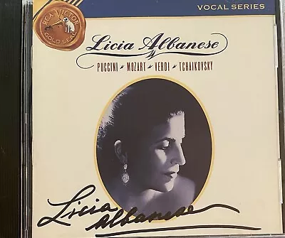 Licia Albanese: Puccini Mozart Verdi Tchaikovsky ***SIGNED*** (CD RCA 1990) • $39.58