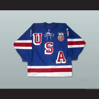 Miracle On Ice 1960 Herb Brooks #5 Team USA Hockey Jerseys Custom Names Stitched • $46.99