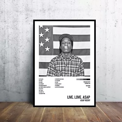 Live. Love. ASAP - ASAP Rocky Album Poster Music Décor Wall Art Home Decor • $26.99