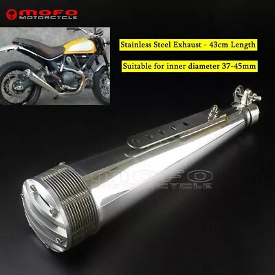 Universal Exhaust Rear Muffler Pipe For Honda Yamaha Suzuki ATV Quad Dirt Bikes • $93