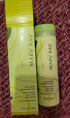 NIB Mary Kay Lotus & Bamboo Nourishing Body Lotion. 8 Fl. Oz.  • $15