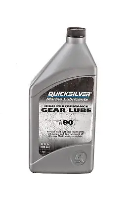 Mercury Quicksilver High Performance Marine Lower Unit 1qt. Gear Lube Oil SAE 90 • $28.98