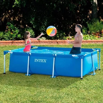 Intex Swimming Paddling Frame Pool 260 X 160 X 65cm 28271 • £99.90