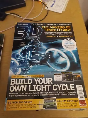 3D World Magazine #138 January 2011 Build Your Light Cycle - B163 • £2.99