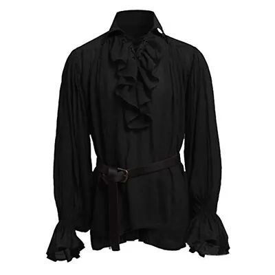 Men Medieval Renaissance Costume For Men Long Sleeve Cosplay Clothing • $30.60