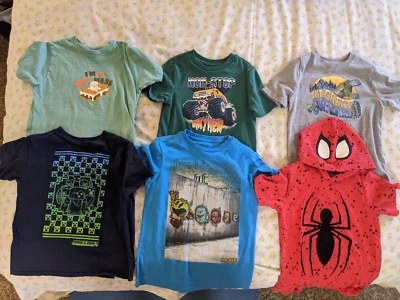 £0.80 • Buy Boys Clothes Lot (6) Shirts T-shirts Tee Shirts ~ Size 6