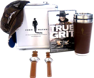 Adult Movie True Grit John Wayne DVD Tumbler 2 Watch Poker Chip Hat Cap Gift Set • $79.99