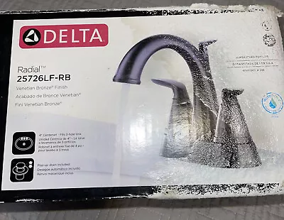 $55.88 • Buy Delta Faucet Radial 25726LF-RB Venetian Bronze Bathroom
