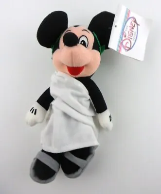 The Disney Store Mickey Mouse & Friends Toga Mickey Mouse Bean Bag Plush Toy • $8.50