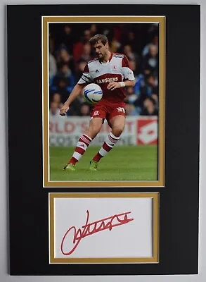 Jonathan Woodgate Signed Autograph A4 Photo Display Middlesbrough Football AFTAL • £19.99