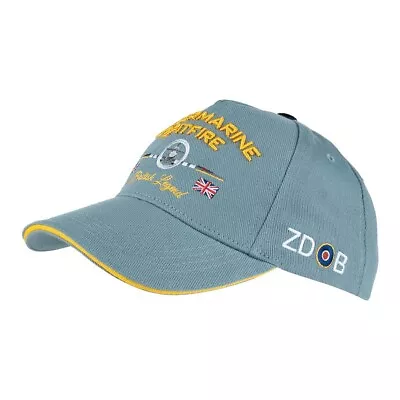 Vintage British Army Baseball Cap Supermarine Spitfire Raf WWII Air Force D-Day • £15.34