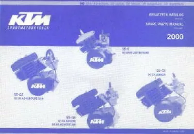 2000 KTM 50 Engine Spare Parts Manual : 320495 • $15.54