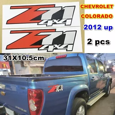 S12 STICKER DECAL Z71 4x4 SIDE BODY REAR LOGO FOR CHEVROLET HOLDEN COLORADO 2PCS • $30.39