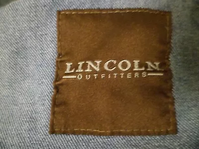 Lincoln Outfitters Bib Overalls 38x28 100% Cotton Washed • $25