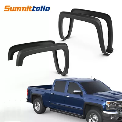 4PCS Paintable Wheel Fender Flares For 99-07 Silverado Sierra 1500 2500 3500 HD • $57.99