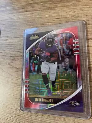 Mark Ingram Ii Ravens S#192/199 2020 Absolute Red Squares Football Card#86 • $4.05