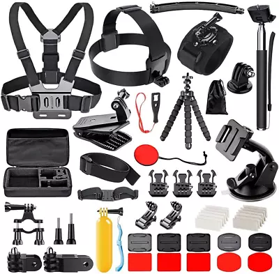 50 In 1 Action Camera Accessories Kit Compatible With Gopro Hero10/9/8/7/6/5/4  • $56.34