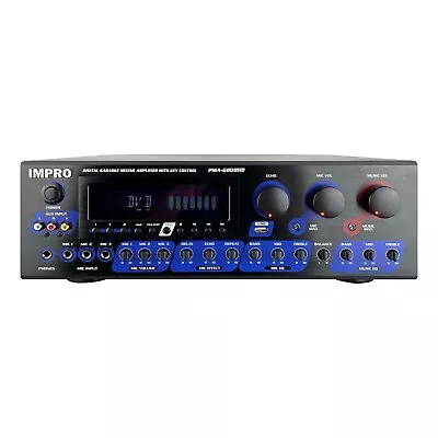 $399 • Buy ImPro PMA-6808HD 600W Mixing Amplifier Plus HDMI, USB, And Optical Inputs