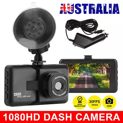 $23.95 • Buy Car Dash Camera Cam 1080P Full HD 3  LCD Video DVR Recorder Camera 11 Languages