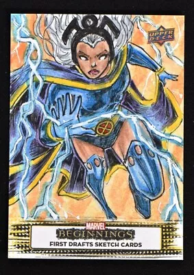 2022 UD Marvel Beginnings First Draft Sketch Cards Storm By Erwin Ropa 1/1 • $249.99