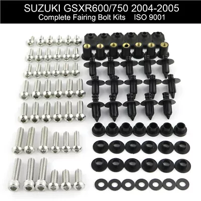 Motor Fairing Stainless Steel Screws Fit For Suzuki GSXR600 GSXR750 2004-2005 • $23.54