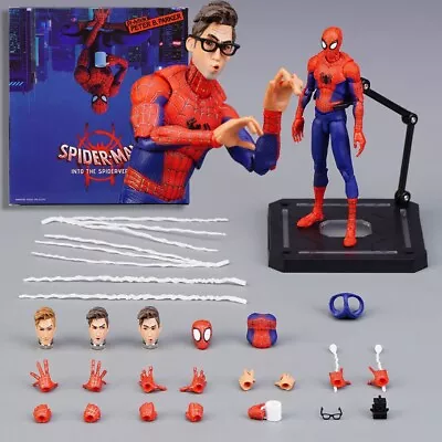 Marvel Spiderman: Into The Spider-Verse Action Figure Collectible Peter B.Parker • £21.79