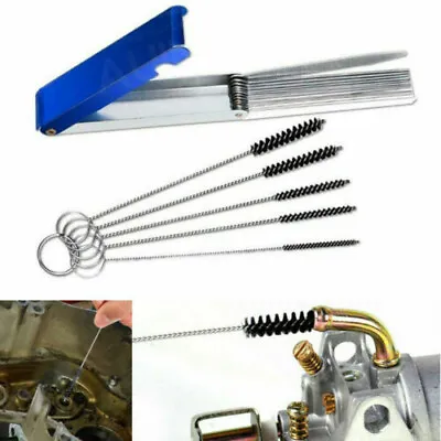 For Moto 18 In 1 Carburetor Carbon Deposit Jet Cleaning Needles Brushes Tool Kit • $13.99