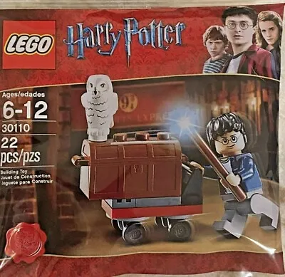 Lego HARRY POTTER Minifigure 30110 - Trunk Hedwig White Owl  New Sealed Bag • $4.99