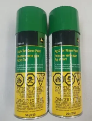 2 Cans- John Deere Ag & Turf Green Paint #TY25624 Tractor Lawn Mower Combine • $34.99