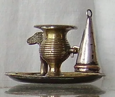 £14 • Buy Silver Plated Snuffer Vintage Items Brass Miniature Candle Holder