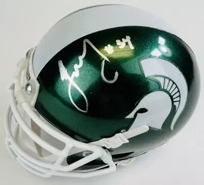 Taiwan Jones Signed Michigan State Spartans Mini Football Helmet Autograph K1 • $53.99