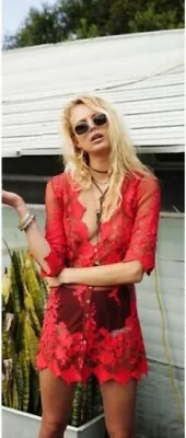 $90 • Buy ARNHEM RED KIMONO/DRESS Size S, Worn Once, Great Condition, Festival Wear 
