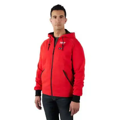 Milwaukee 306R-20L M12 12V Durable Carbon Fiber Heated Red Hoodie - Large • $116.10
