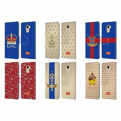 OFFICIAL Emoji® ROYAL LEATHER BOOK WALLET CASE COVER FOR WILEYFOX & ESSENTIAL • $17.55