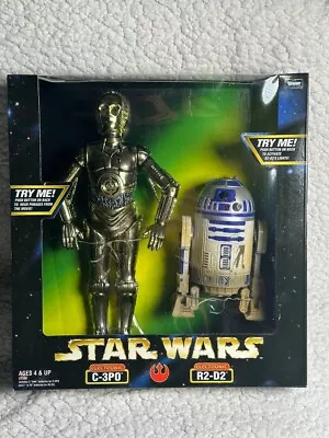 Vintage Kenner Star Wars C-3PO R2-D2 12 Inch Electronic Action Collection WORKS! • $49.99