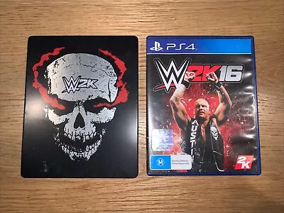 WWE 2K16 PS4 With Steel Case • $49.99