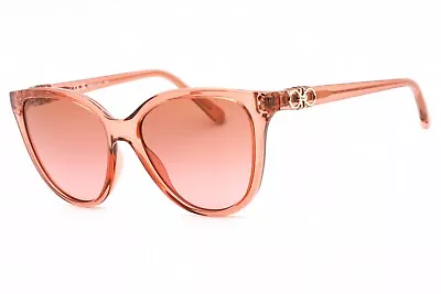 SALVATORE FERRAGAMO SF1056S 838 Sunglasses Pink Transparent Frame Rose Gradient • $77.89